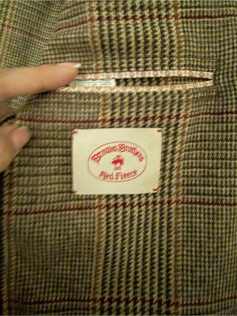 Brooks Brothers Brown Glen Plaid Sport Coat